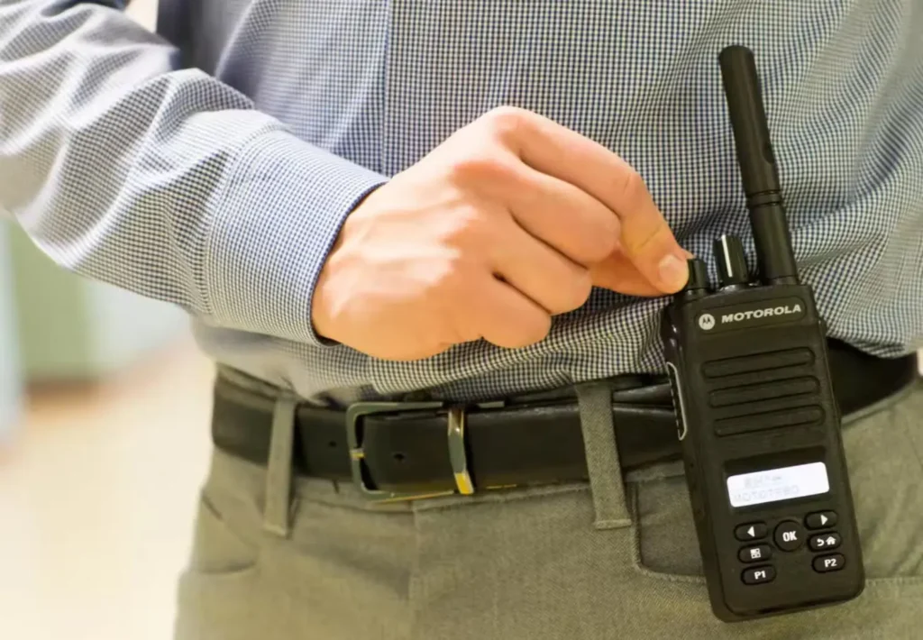 motorola walkie talkie for security