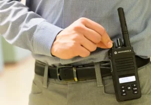 motorola walkie talkie for security