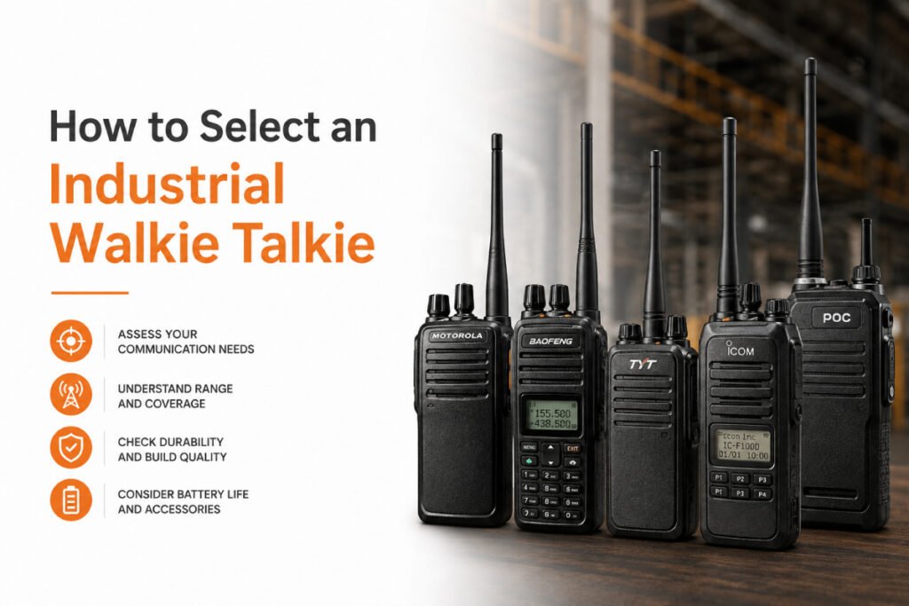 industrial walkie talkie