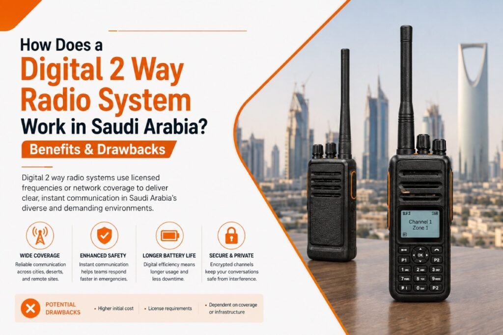 digital 2 way radio system
