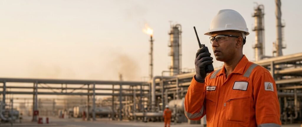 oil and gas sector walkie talkie
